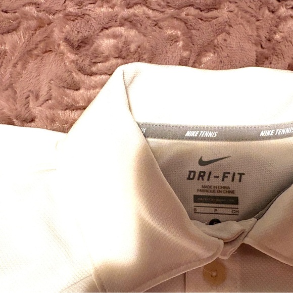 Nike Women's Polo in White with Black Accents - Picture 2 of 2